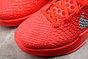 Eur41-46 Кобі 6 KOBE VI PRO RED/WOLF GREY/RED "REVERSE GRINCH" чоловічі баскетбольні кросівки, фото 10