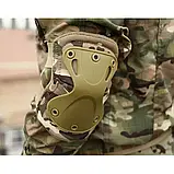 Наколінники та налокітники тактичні військові Combat Мультиким, фото 3