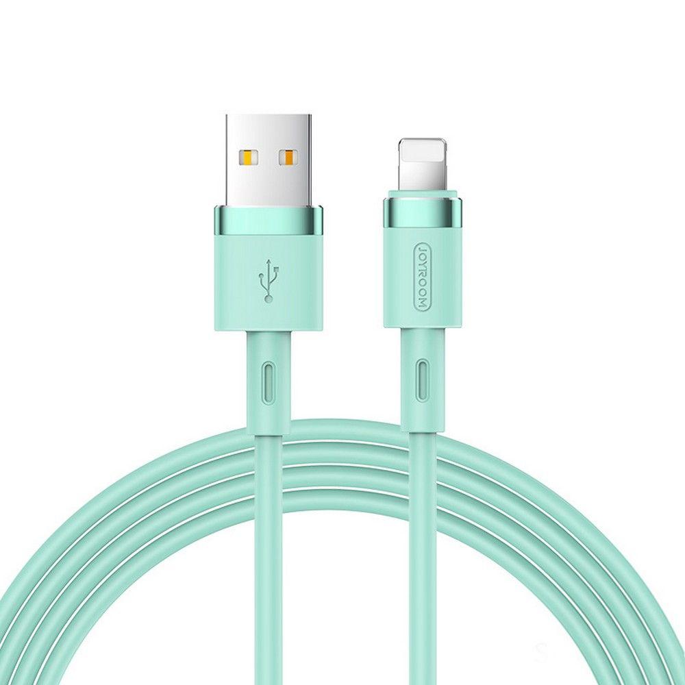 Кабель Joyroom S-1224N2 — Lightning, 120 см green (6941237109330)
