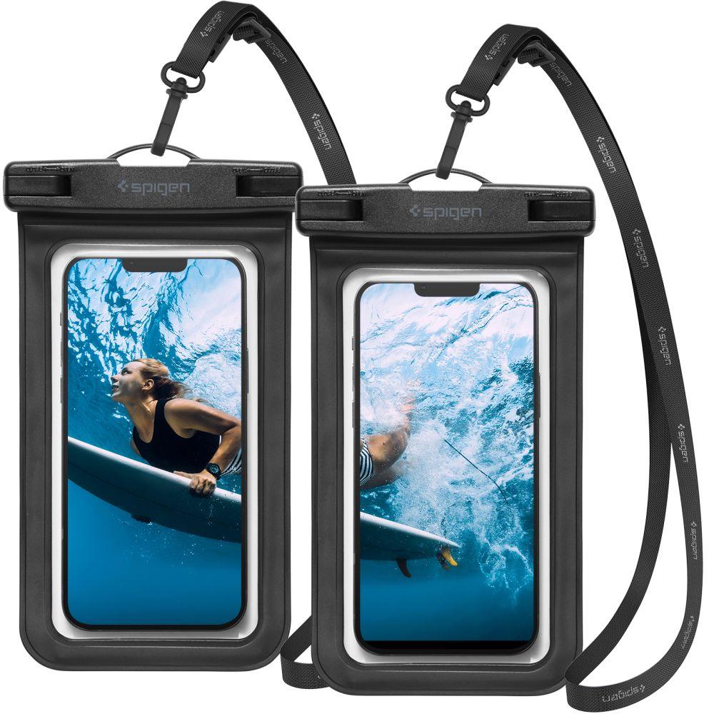 Водонепроникний чохол Spigen універсальний (2 шт.) Velo А601, Black (AMP04523)