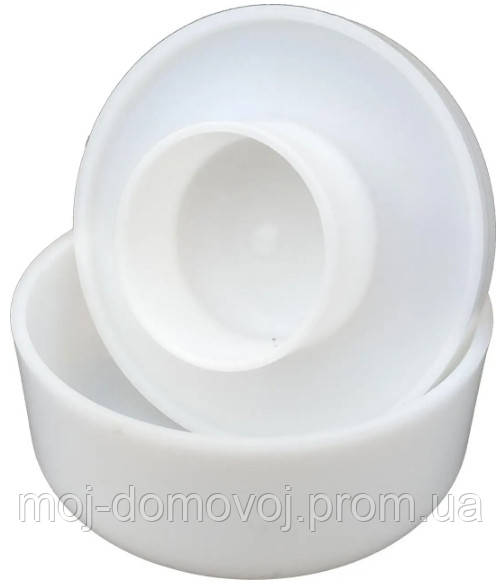 Форма для сиру з поршнем Ø220 мм  (вихід 2,3 кг) пластикова "ПП КВВ"