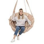 Гойдалка бежева навантаження 200 кг підвісне крісло гойдалка бежеве, фото 5