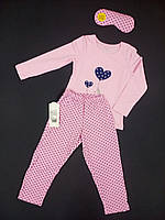 Пижама детская для девочки тонкая Gabbi Слоники 104см розовая 11942
