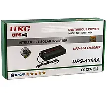 Перетворювач UKC 12V-220V UPS-1300W із зарядним пристроєм для акумулятора, фото 6