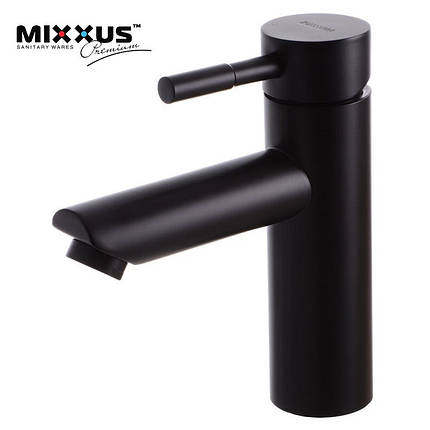 Змішувач для умивальника Mixxus SUS-001-A Чорний, фото 1