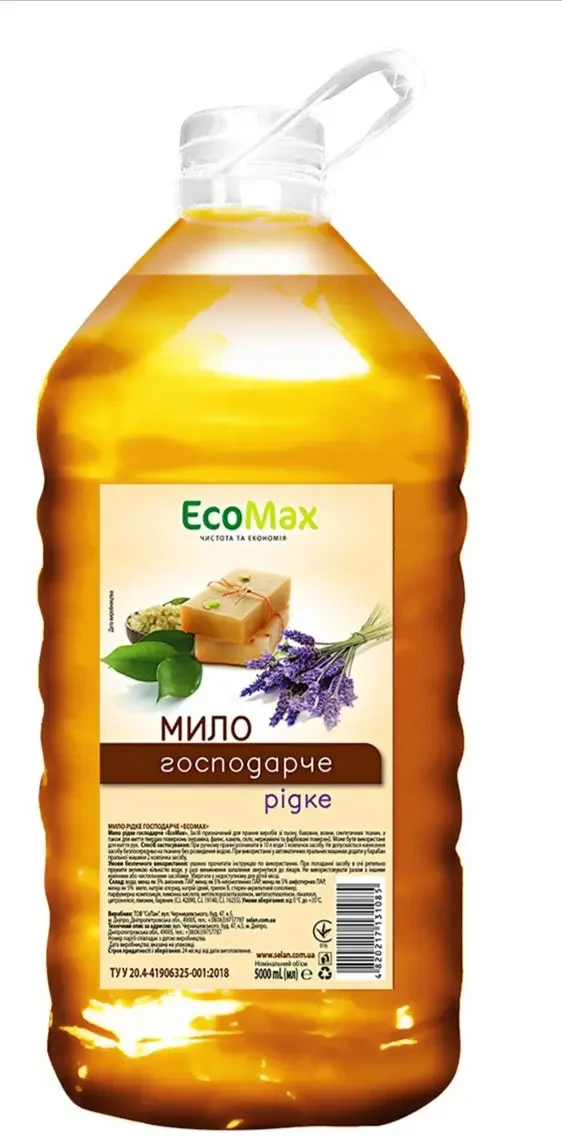 Жидкое мыло с антибактериальным эффектом Ekolan 5000 мл, фото 1