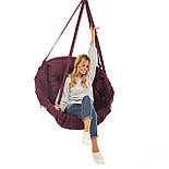 Гойдалка бордова навантаження 200 кг підвісне крісло гойдалка бордове, фото 2