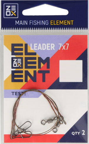 Повідець Zeox 7*7 20 см (2 шт.)