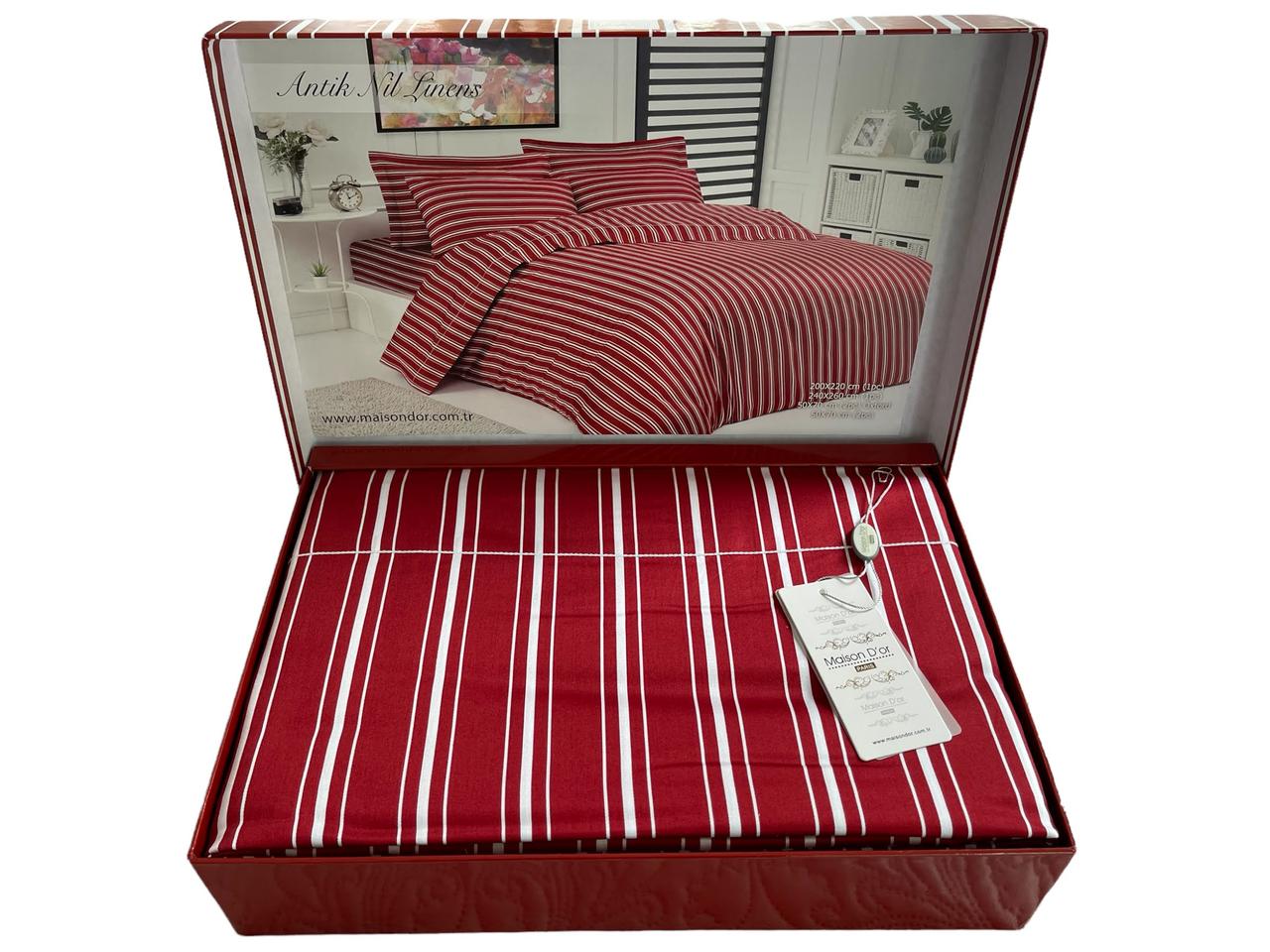 Постежна білизна Maison D'or Antik Nil Red Делюкс сатин