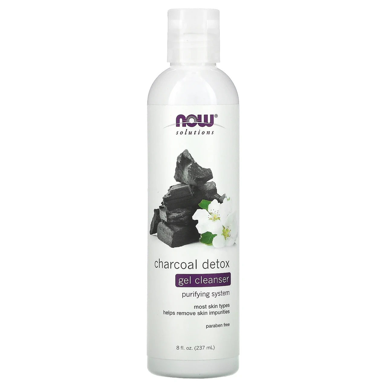 Now Foods, Solutions, зволожуючий детокс-гель з деревним вугіллям, 237 мл (8 рідин та си. унцій), Київ