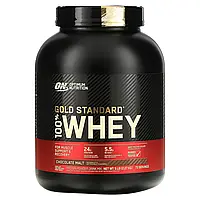 Optimum Nutrition, Gold Standard 100% Whey, шоколадный солод, 2,27 кг (5 фунтов) Киев