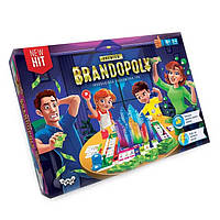 Детская настольная экономическая игра Брендополия Premium Danko Toys G-BrP-01-01U для детей взрослых