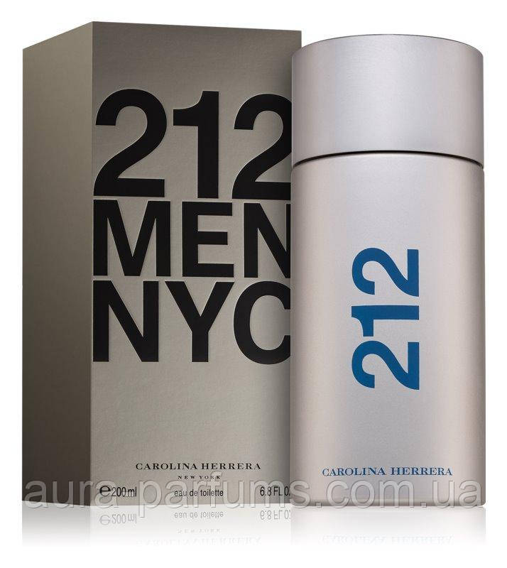 Чоловічі парфуми Carolina Herrera 212 Men Туалетна вода 200 ml/мл
