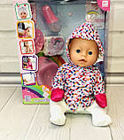 Пупс "Baby love" Baby Barn (закриває очі в положенні лежачи) арт. 023S, фото 3