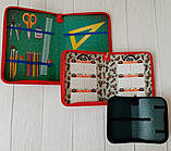 Набір шкільний (пенал, папка для зошитів, папка для творчості) арт. ПМ-01/ПШ-01/ПР-01, фото 3