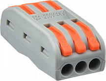 Клемник з'єднувальний прохідний РСТ-2-3 1 - 4мм2