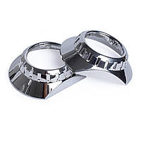 Маска під лінзу Sigma 3" Z111 Хром (2шт)