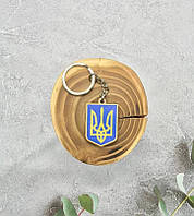 Деревянный брелок "Герб Украины"
