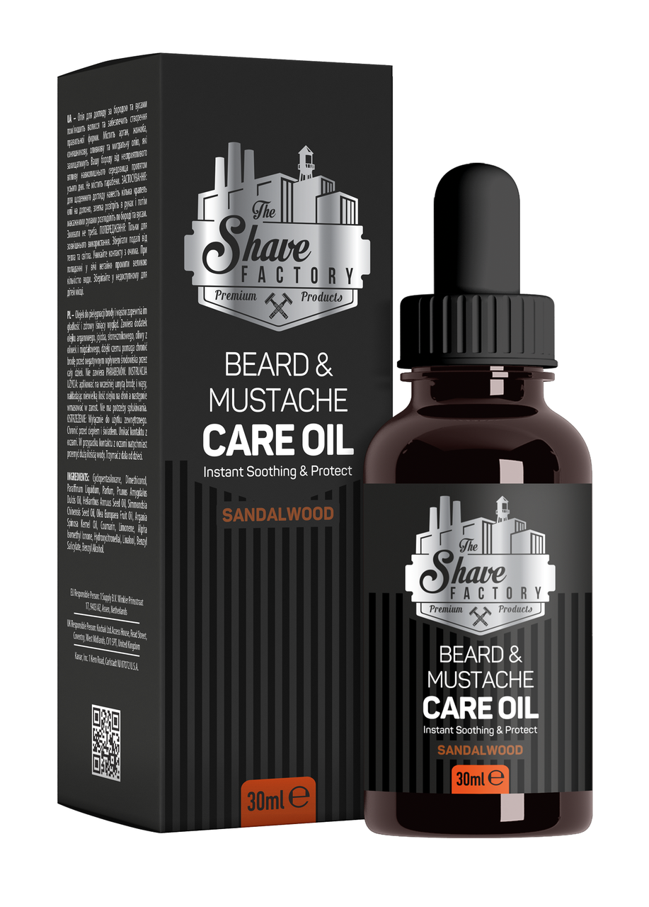 Олія для бороди The Shave Factory Beard&Mustache Care Oil 30 мл