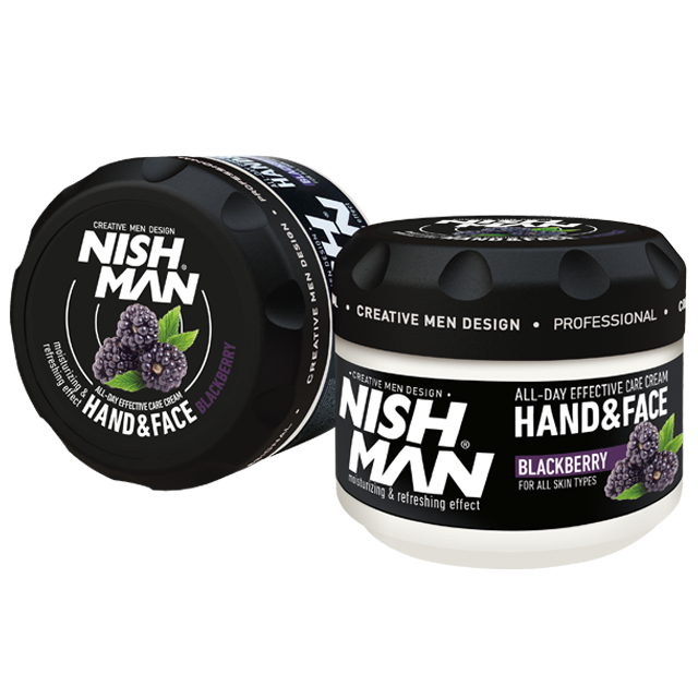 Крем для рук і обличчя Nishman Hand&Face Cream BlackBerry 300 мл