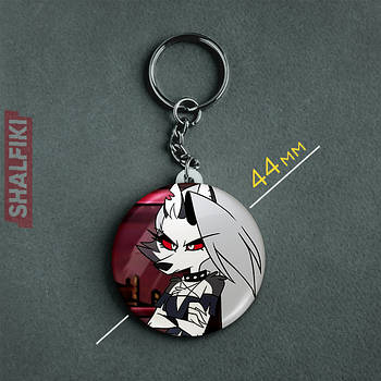 "Луна (Пекельний бос / Helluva boss)" брелок круглий Ø44 мм