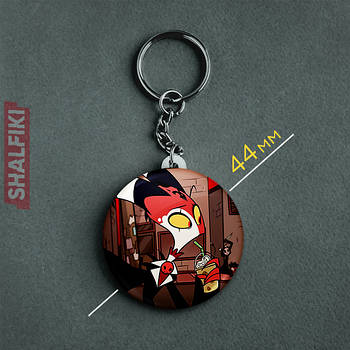 "Блітцо (Пекельний бос / Helluva boss)" брелок круглий Ø44 мм