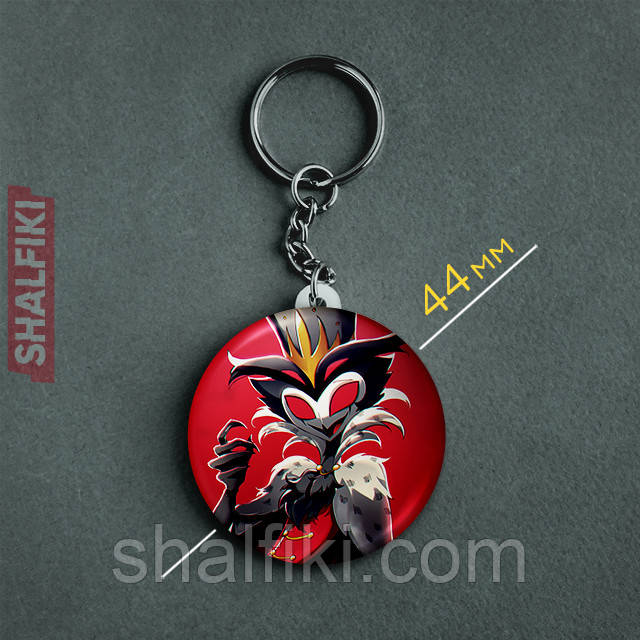 "Столас (Пекельний бос / Helluva boss)" брелок круглий Ø44 мм, фото 1