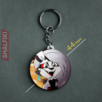 "Луна (Пекельний бос / Helluva boss)" брелок круглий Ø44 мм