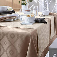 Скатерть Tradi Linge Brunch Taupe 150х350 см 1107379