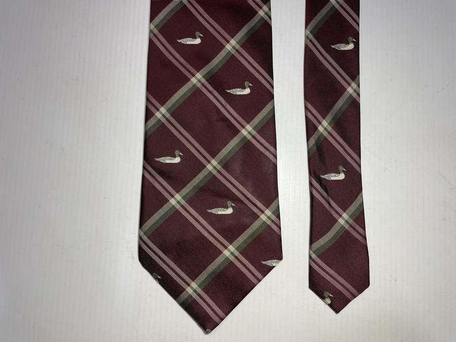 Краватка з УТКАМИ, BARISAL, 100% шовк, як НОВИЙ!
