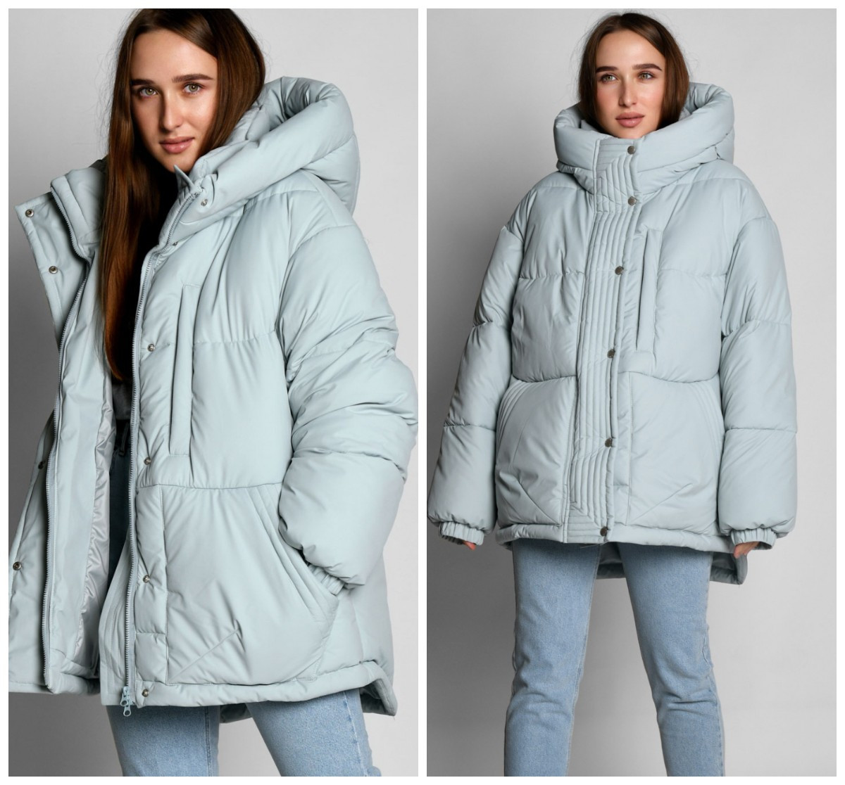 Жіноча стильна зимова куртка LS-8900