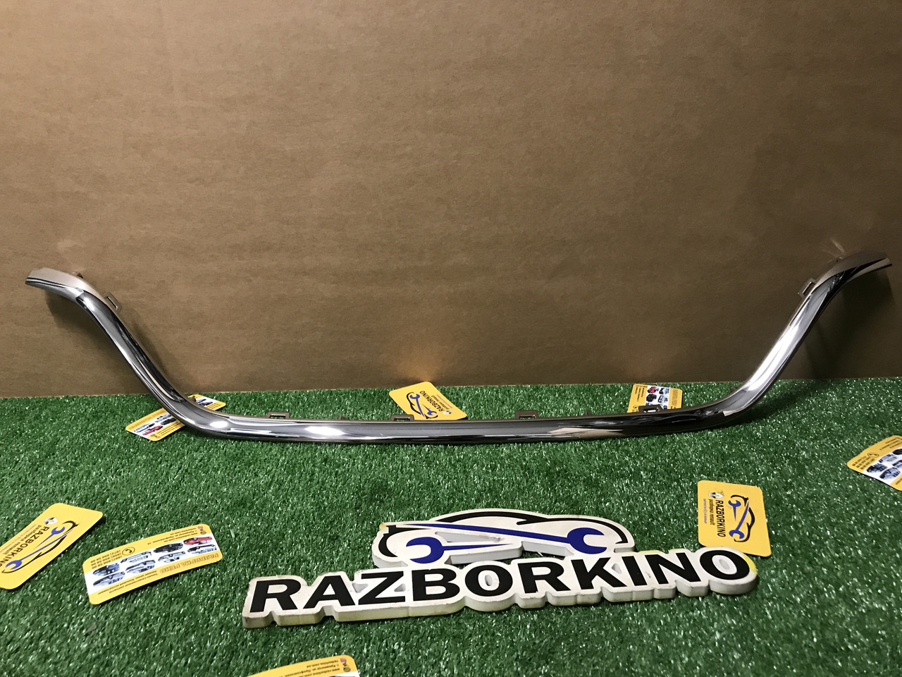 Накладка решітки хром Renault Logan 2 Рено Логан 2 (2017-...) Оригінал 623857618R, фото 1