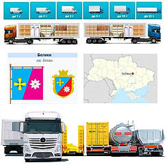 Вантажоперевезення із Біликів в Білики