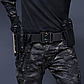 Ремінь тактичний військовий чорний / black MOLLE подвійний M, фото 5