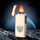 Запальничка usb + сенсор Ukraine logo в подарунковому пакованні Lb-572U3, фото 4