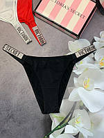 Труси жіночі Victoria's Secret Very Sexy бразиліана Чорний wu062