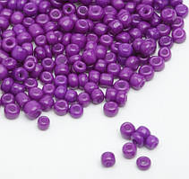 Бісер китайський Finding Розмір 2 мм натуральний Темно-ліловий Упаковка 50 грам 61615