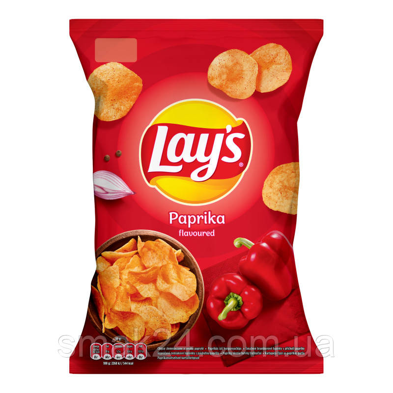 Чіпси картопляні з паприкою Lay's Paprika 60г Польща: продаж, ціна у ...