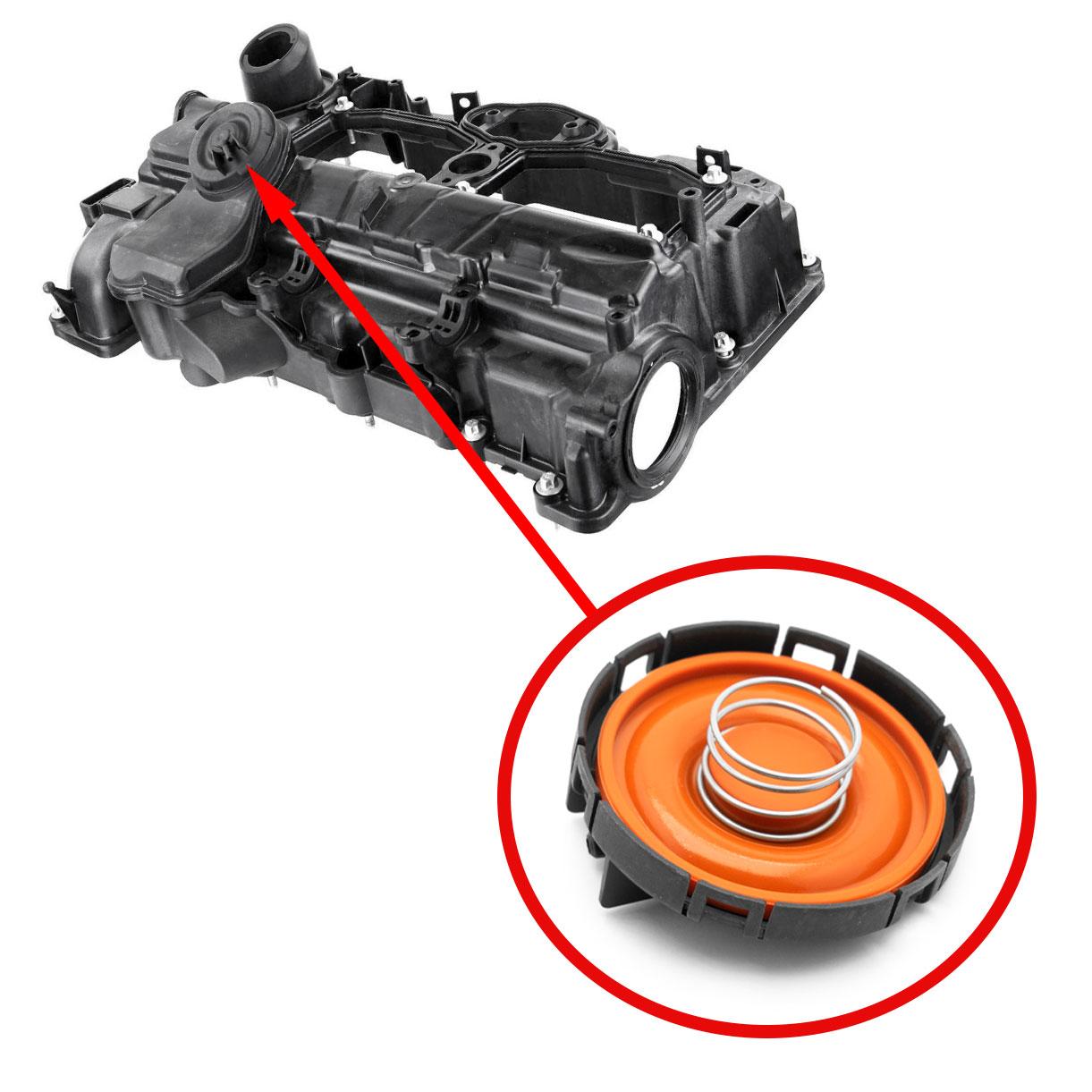 Клапан вентиляції картерних газів для BMW N26 11127633630