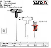 Ключ TORX ручка Т8 l=100 мм YATO Польща YT-05601