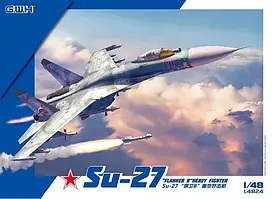 Су-27 Фланкер Б. Збірна модель важкого винищувача в масштабах 1/48. GREAT WALL HOBBY L4824