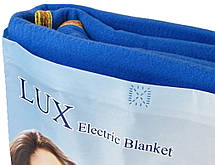 Електропростирадло двоспальне LUX MAX 180-200см, з комбінованим регулятором, фото 3