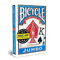 Карты игральные Bicycle Jumbo Index Blue