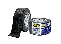 Армированная клейкая лента HPX Duct Tape Universal 1900 Black (сантехнический скотч) 48 мм x 50 м черная