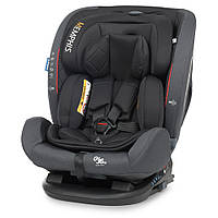 Автокрісло El Camino ME 1093 MEMPHIS ISOFIX Shadow Black, чорний, група 0+/1+2+3