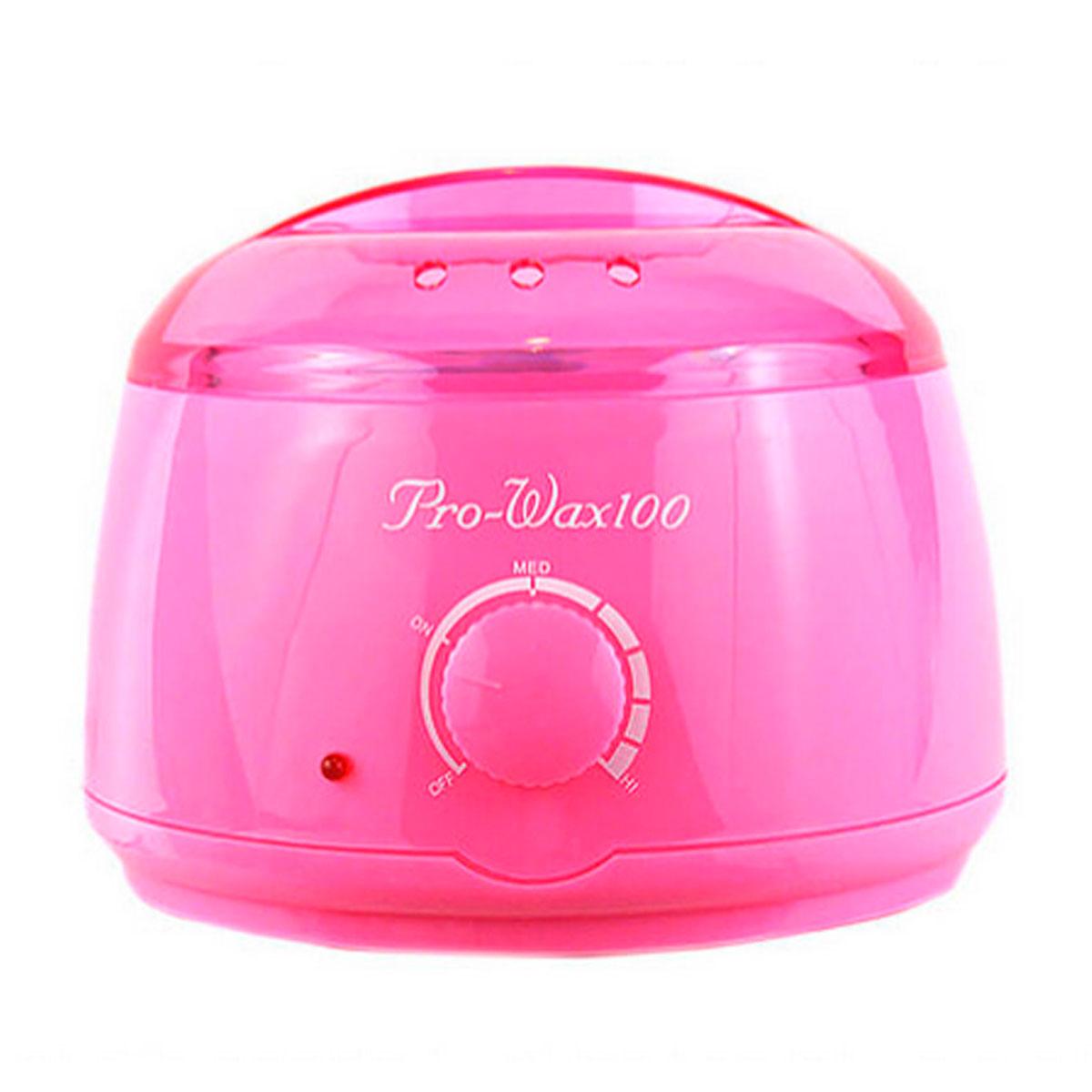 Воскоплав Pro-Wax 100 для воску в банку, таблетках, гранулах (рожевий)