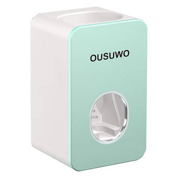 Диспенсер механічний для зубної пасти OUSUWO E1922 Зелений