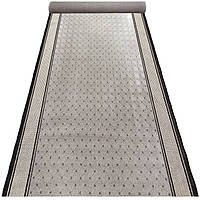 Ширина 150 см Доріжка на гумовій основі, бежева. Flex 1944/19 Karat Carpet.