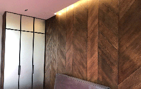 Стінова панель шпонована "Геометрія"