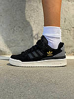 Adidas Forum жіночі кросівки чорні. Класні жіночі кроси Адідас Форум., фото 5